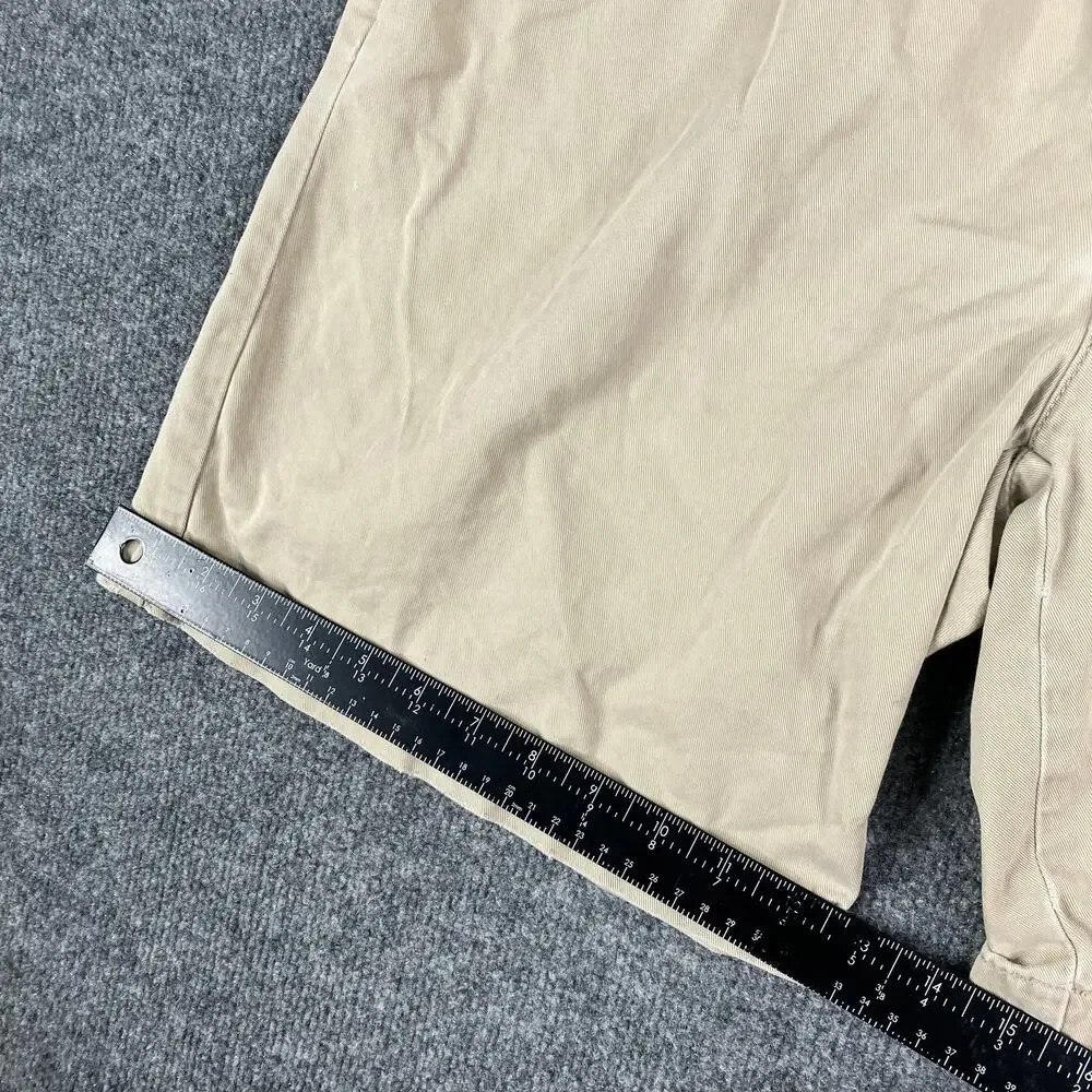 Polo Ralph Lauren Shorts Mens Size‎ 36 Beige Pleated Casual Tyler Fit Chino